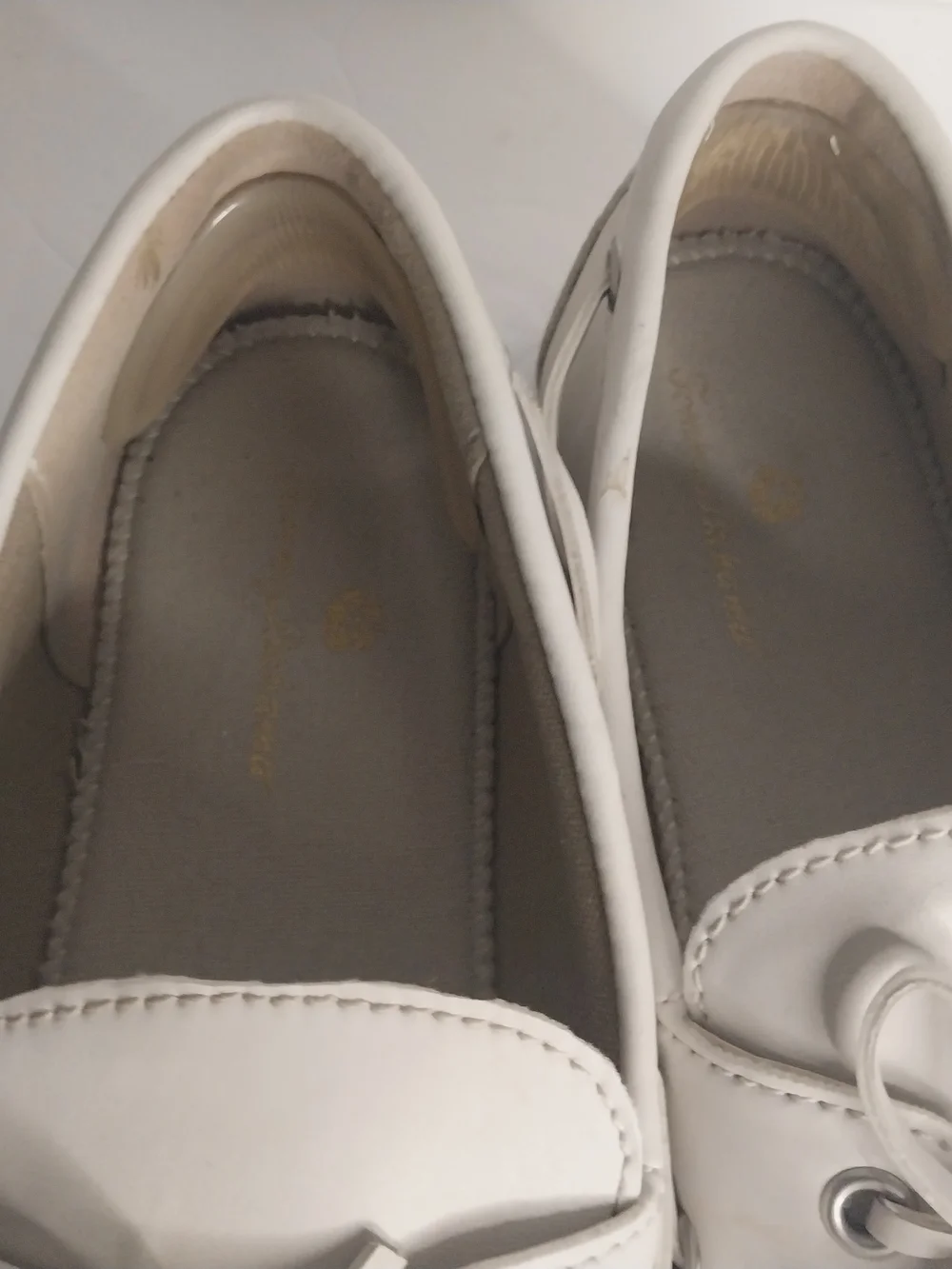 Tommy Bahama White Leather Espadrille Boat Shoes